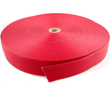 2" Red Nylon Webbing - Sold per Foot