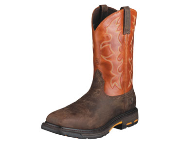 Ariat® Workhog Pullon Wide Square Steel Toe Cowboy Boot