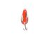 Hammered Brass Flame Red Stripe