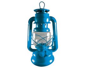 V&O® 12 in. Kerosene Hurricane Lantern - Blue