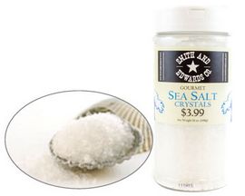 Smith & Edwards Sea Salt Crystals - 16 oz