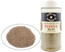 Smith & Edwards Fine Ground Pepper - 6 oz