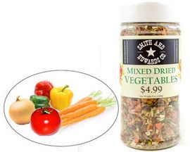 Smith & Edwards® Mixed Vegetables - Dried 5oz