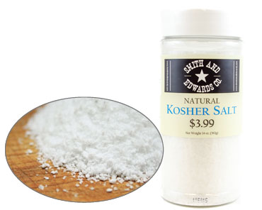 Smith & Edwards Kosher Salt - 14 oz