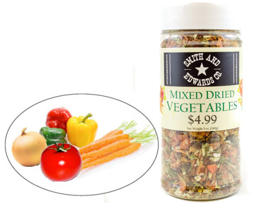 Smith & Edwards Mixed Dried Vegetables - 5 oz