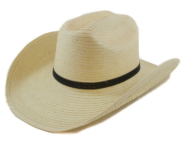 Sunbody Kids' Cattleman Palm Leaf Hat