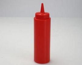 Libertyware® 8 oz. Plastic Squeeze Bottle - Red