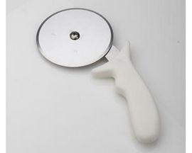 Libertyware Pizza Cutter With White Plastic Handle - 4 inch