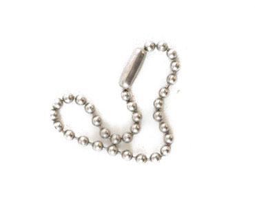 Military ID Tag Chain 4.5" - Stainless Steel