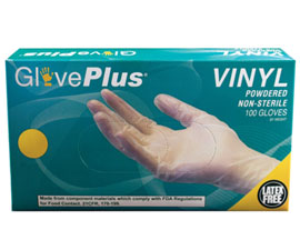 Large Vinyl Gloves - 100 Pack