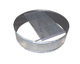 24 in. Steel Fire Ring with Removable Grate
