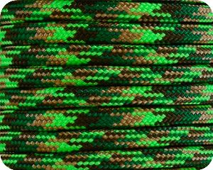 S&E Brand® Neon Green Flame 550 Paracord - 100 Feet