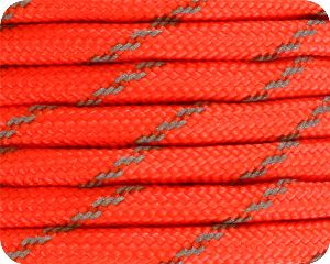 S&E Brand® Neon Orange with Reflector 550 Paracord - 100 Feet