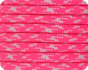 S&E Brand® Neon Pink & White Camo 550 Paracord - 100 Feet
