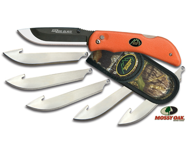 Outdoor Edge Razor-Blaze Orange with MossyOak Camo Sheath