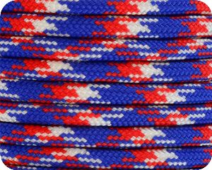 S&E Brand® Red White & Blue Camo 550 Paracord - 100 Feet