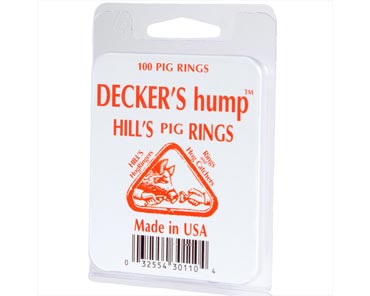 Decker Manufacturing® Decker's Hump Hill's 100-count Pig Rings