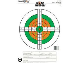 Champion® Score Keeper Pistol Slowfire Fluorescent Targets - 25 Yds.