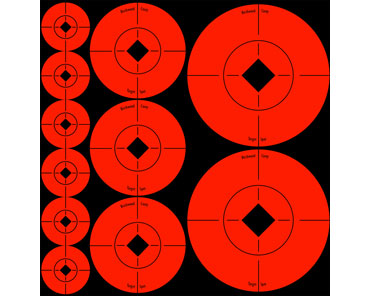 Birchwood Casey® Target Spots - 1", 2", 3" Red Targets