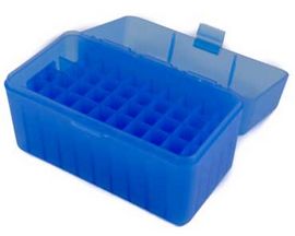 MTM Case-Gard® Large Rifle Ammo Box - Blue 50 Rounds