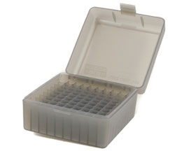 MTM Case-Gard® Gray Small Rifle Ammo Box - 100 Rounds