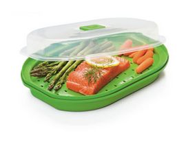 Progressive Prep Solutions Microwave Fish & Veggie Steamer