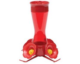 Perky-Pet® 8 oz. Pinch Waist Plastic Hummingbird Feeder - Red