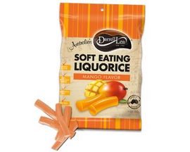 Darrell Lea Mango flavored, soft eating liquorice