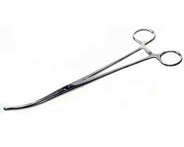 10" Curved Forceps