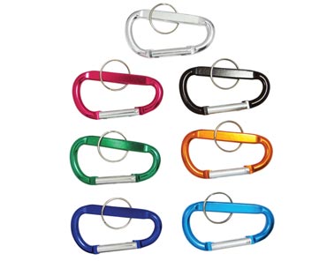 Sona Enterprises® Assorted Carabiner with Keychain - 2-3/4 in.