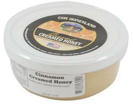 Cox 12oz Cinnamon Creamed Utah Honey Tub