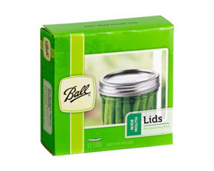 Ball® Wide Mouth Canning Lids - Box of 12