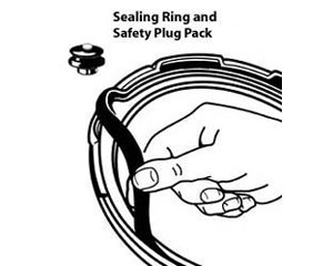 Presto® #9905 Sealing Ring and Overpressure Plug