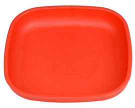 Re-Play® 7 in. Recycled Plastic Flat Plate - Red