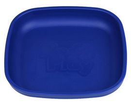 Re-Play® 7 in. Recycled Plastic Flat Plate - Navy Blue