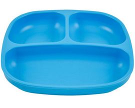 Re-Play Recycled Plastic Sky Blue Divided Plate