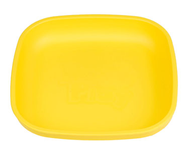 Re-Play® 7 in. Recycled Plastic Flat Plate - Yellow