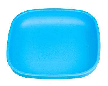 Re-Play® 7 in. Recycled Plastic Flat Plate - Sky Blue