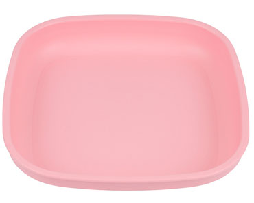 Re-Play® 7 in. Recycled Plastic Flat Plate - Blush Pink