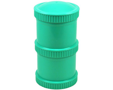 Re-Play&reg; Recycled Plastic Snack Stack Set - Aqua