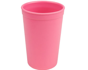 Re-Play® 10 oz. Recycled Plastic Tumbler - Bright Pink