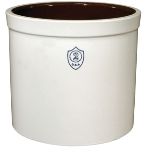 2-Gallon Stoneware Crock