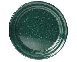 GSI Outdoors Enamelware 10" Plate - Dark Green