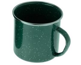 GSI Outdoors Enamelware Pioneer 12-Ounce Cup - Dark Green