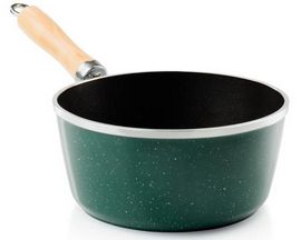 GSI Outdoors Enamelware Pioneer Sauce Pan - Dark Green