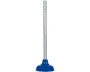 Designer Toilet Plunger - Blue