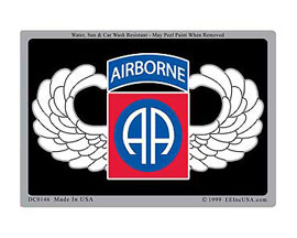 Eagle Emblems 3" x 4" U.S. Army Airborne Sticker
