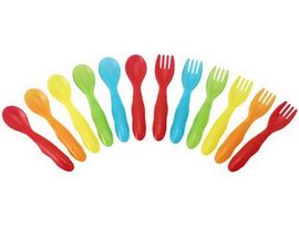 The First Years Take & Toss Toddler Flatware - Pack of 12