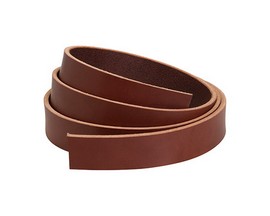 Weaver Leather Plain Chestnut English Bridle Leather Belt Blank - Pick Your Size