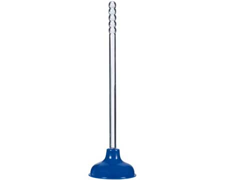 Designer Toilet Plunger - Blue